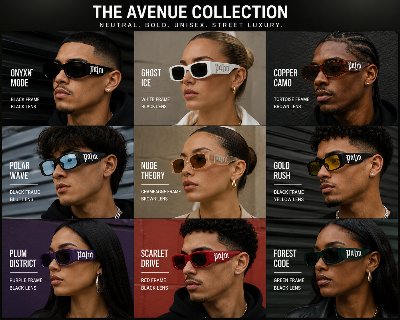 THE AVENUE COLLECTION  ( sunglasses)