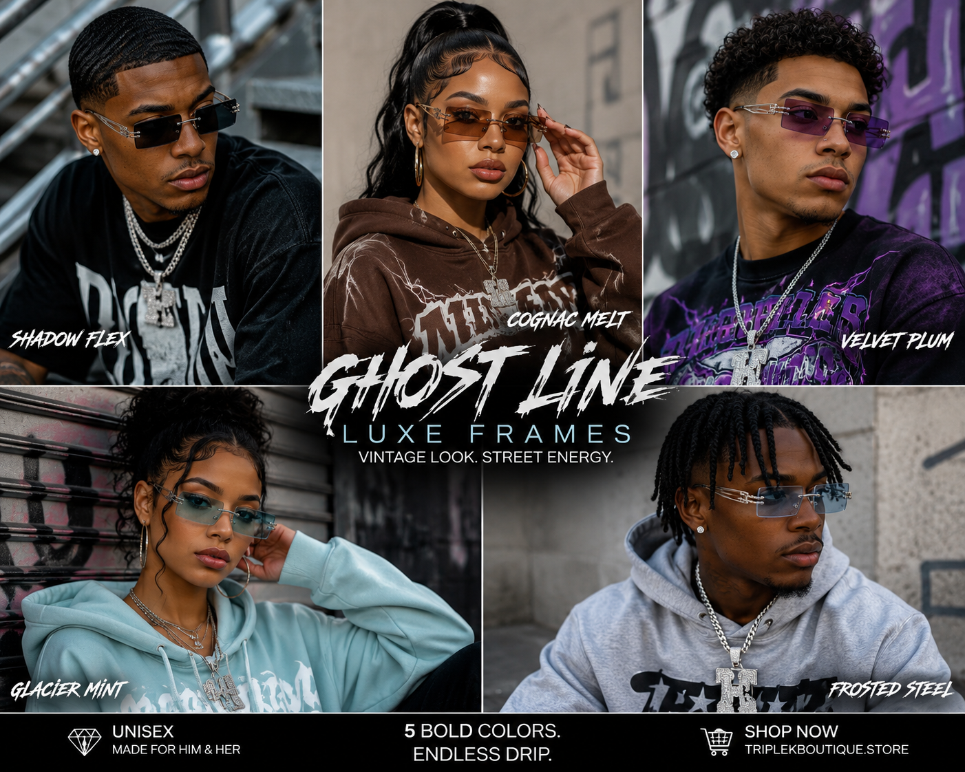 🕶️ Ghost Line Luxe Frames 🔥✨
